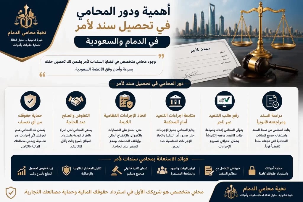 أهمية ودور محامي سند لأمر