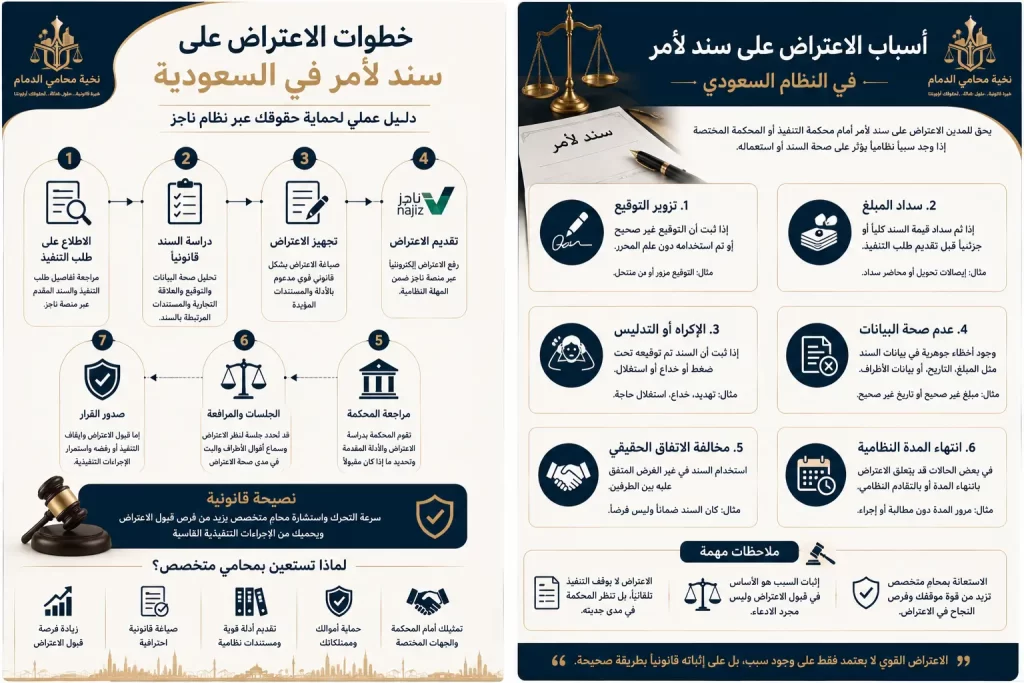 اعتراض على سند لأمر الدمام