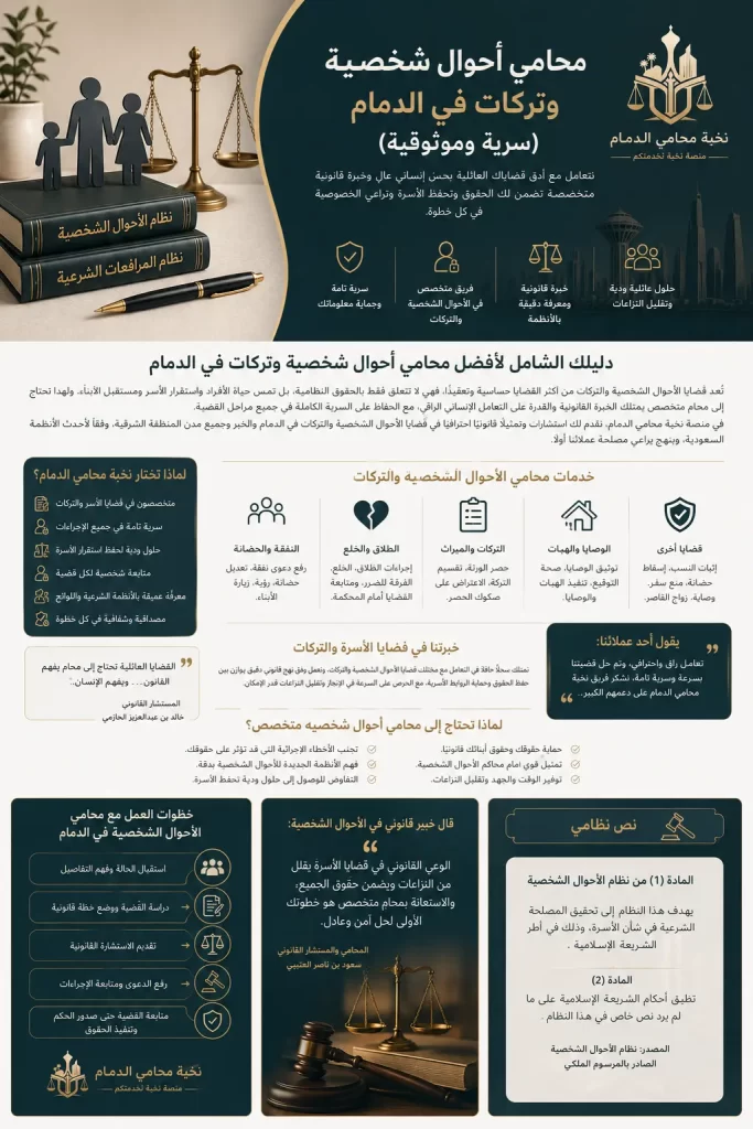 محامي أحوال شخصية في الدمام