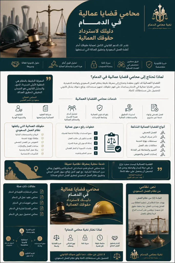 محامي قضايا عمالية في الدمام