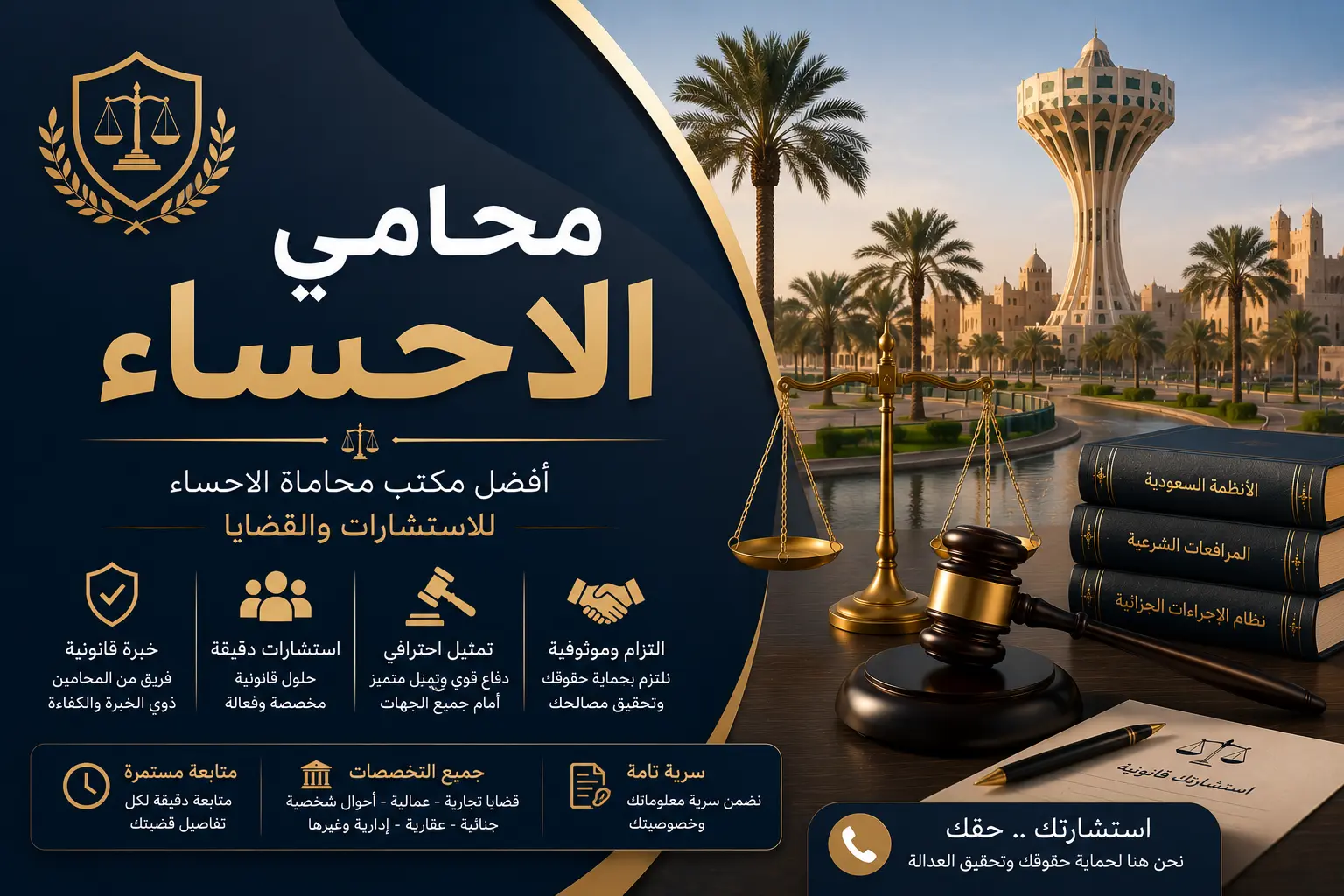 افضل محامي في الاحساء,محامي الإحساء
