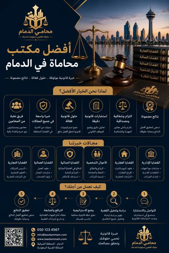 افضل مكتب محاماة في الدمام الخبر