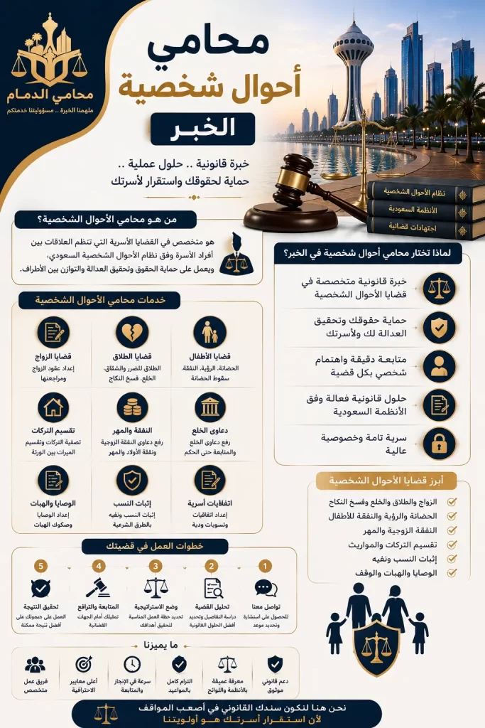 محامي أحوال شخصية الخبر