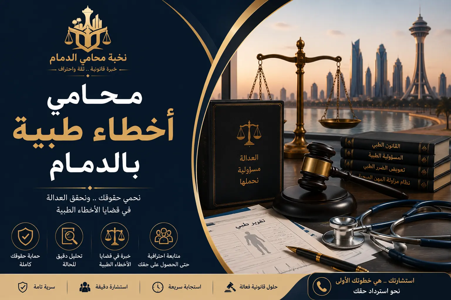 محامي أخطاء طبية الدمام