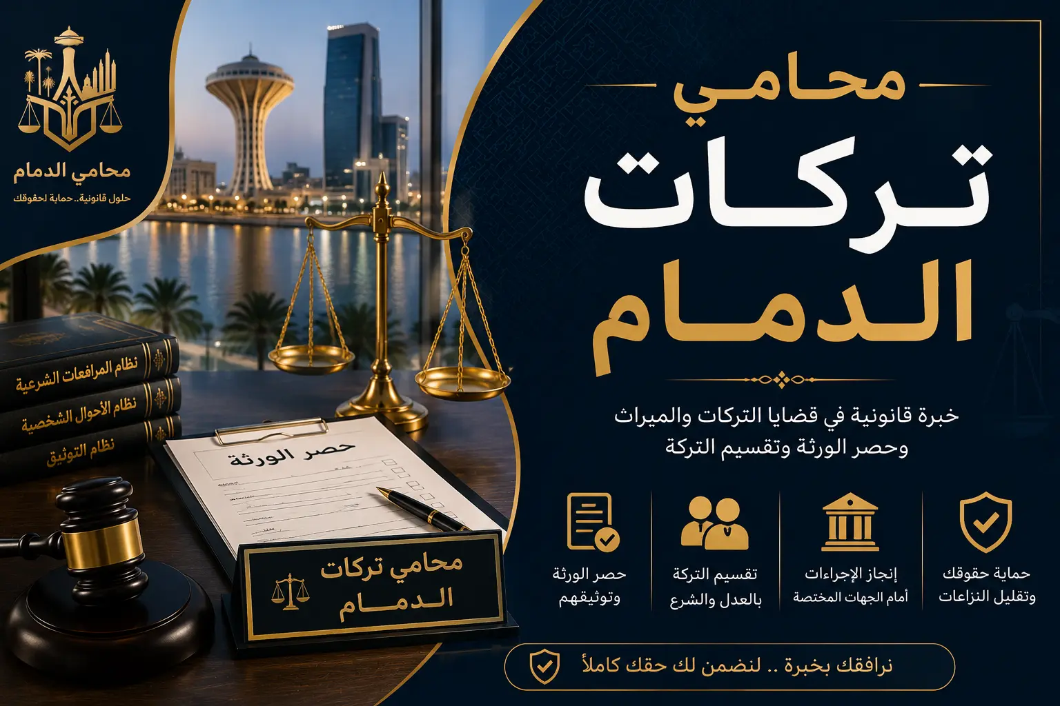 محامي تركات الدمام