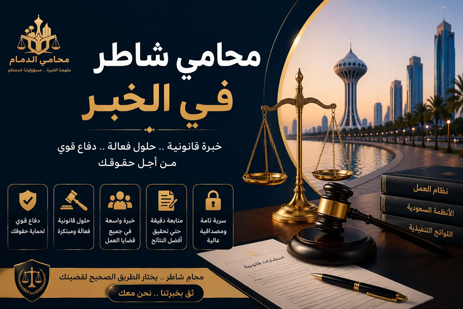 محامي شاطر في الخبر