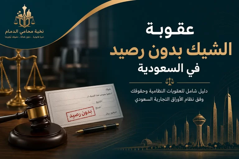 عقوبة الشيك بدون رثيد بالسعودية