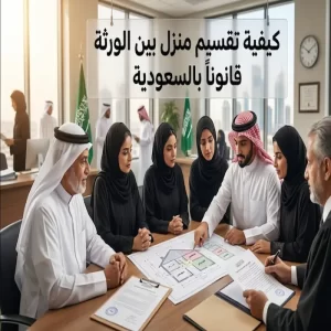 كيفية تقسيم منزل بين الورثة قانوناً بالسعودية