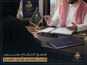 فسخ النكاح بسبب السب والشتم وسوء العشرة في السعودية
