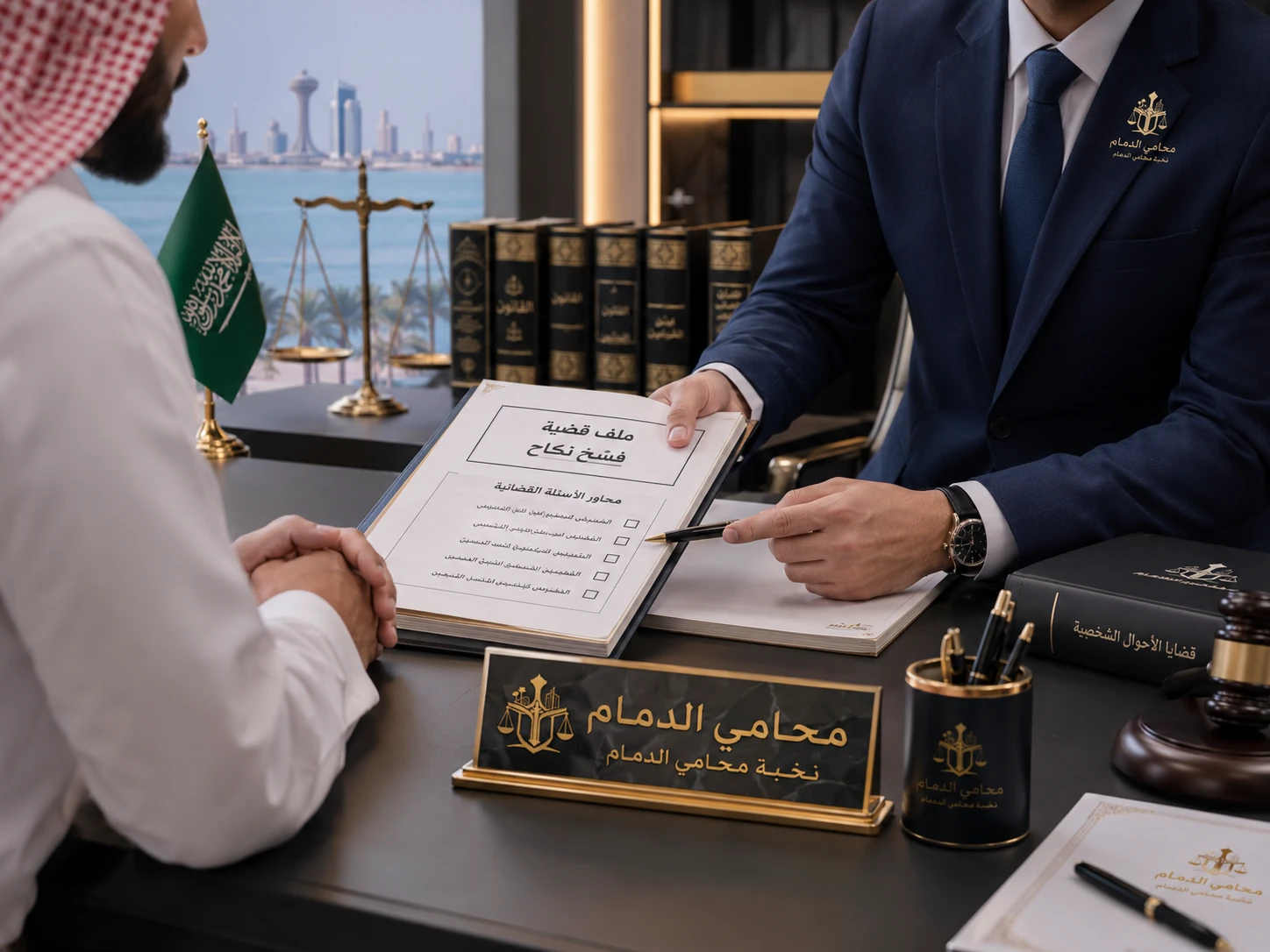 استشارة أسرية قانونية في الدمام حول فسخ النكاح بسبب سوء العشرة
