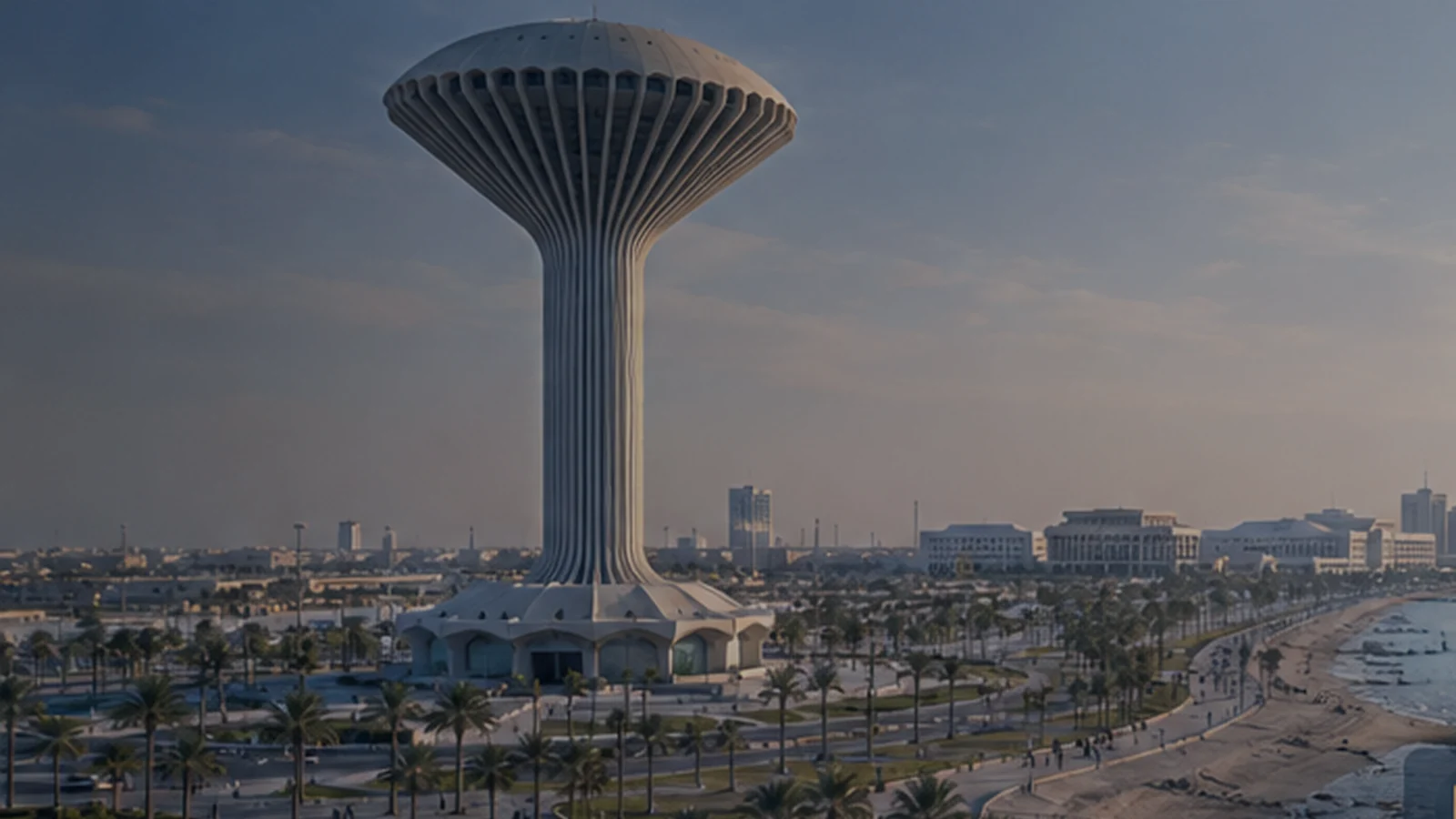 كورنيش الدمام وبرج المياه