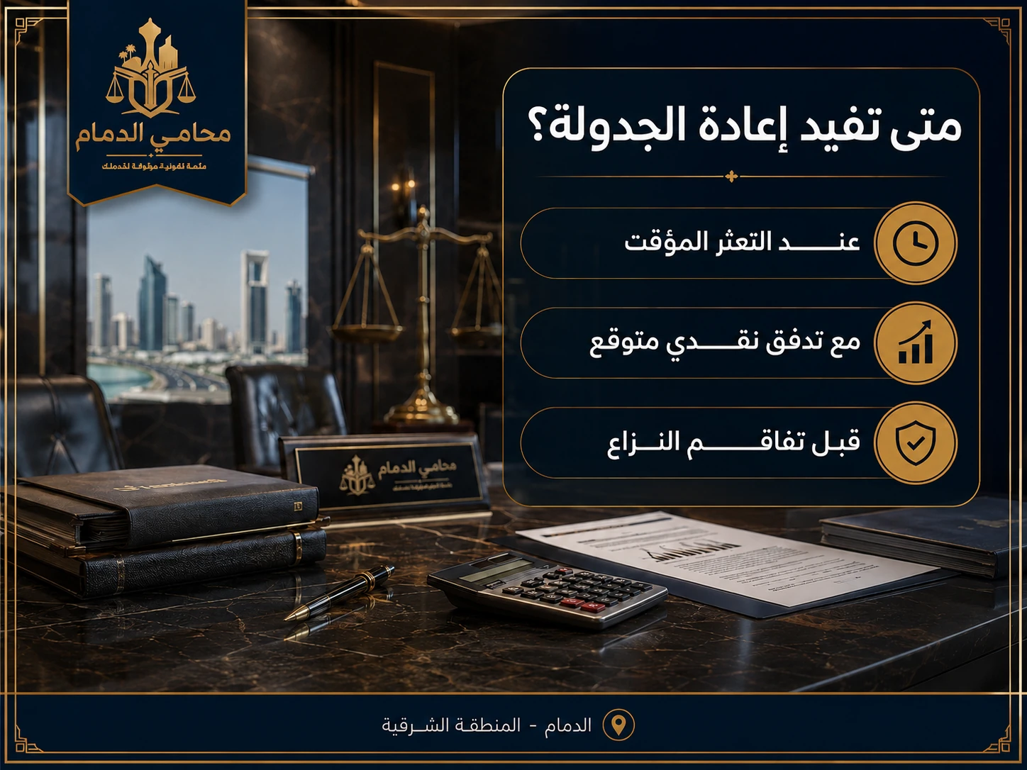 متى تفيد إعادة الجدولة