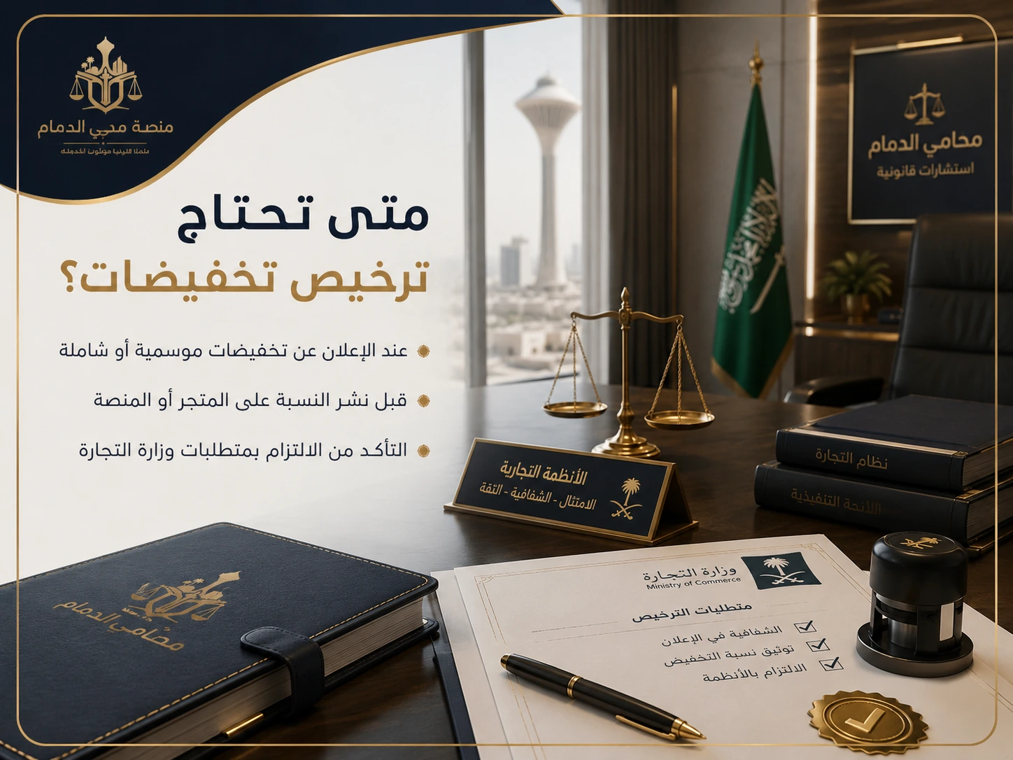 متى تحتاج ترخيص تخفيضات؟