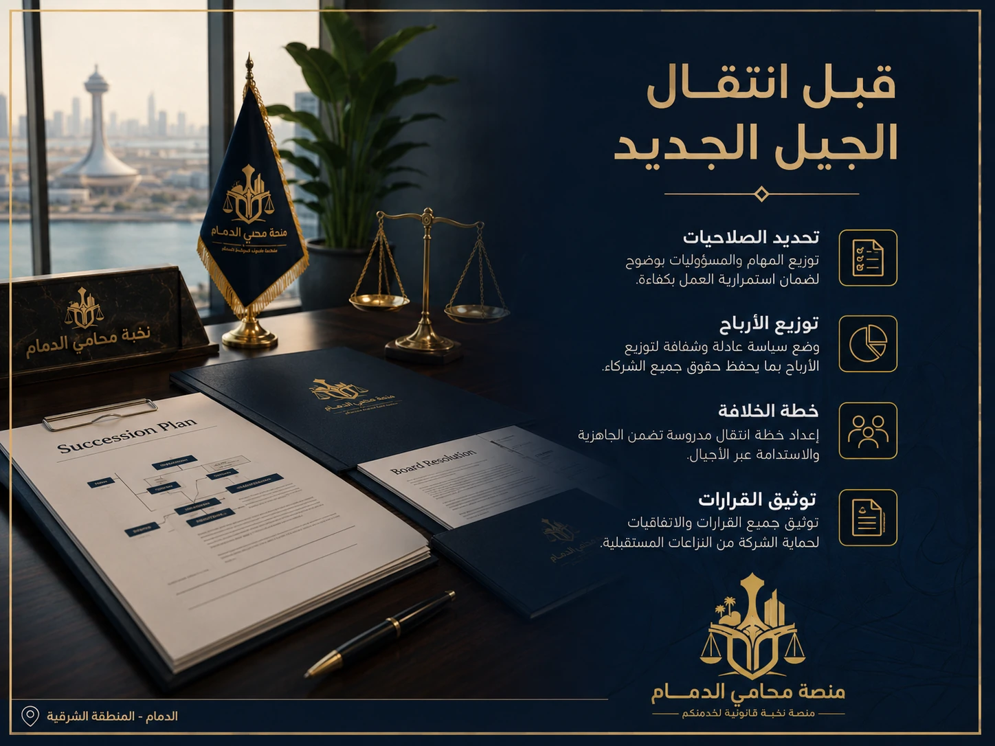 قبل انتقال الجيل الجديد في الشركة العائلية