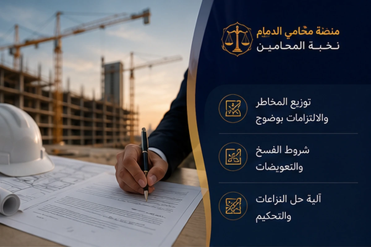 توزيع المخاطر في عقد المقاولة