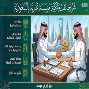 شروط نقل ملكية مؤسسة تجارية بالسعودية