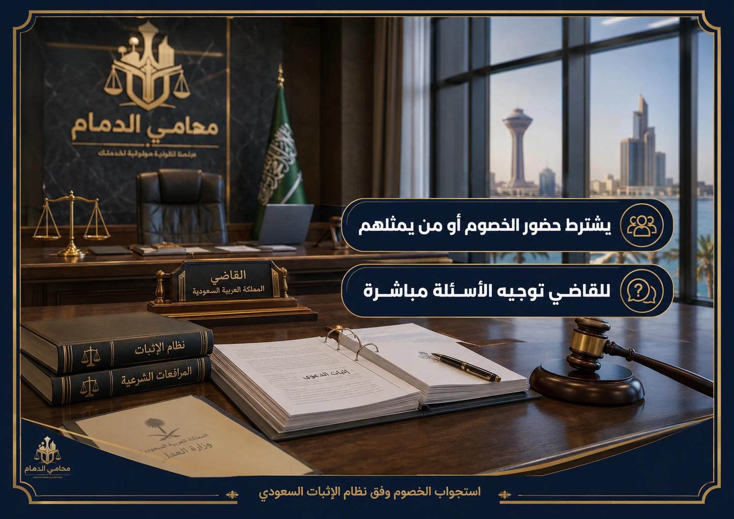 استجواب الخصوم في نظام الإثبات السعودي