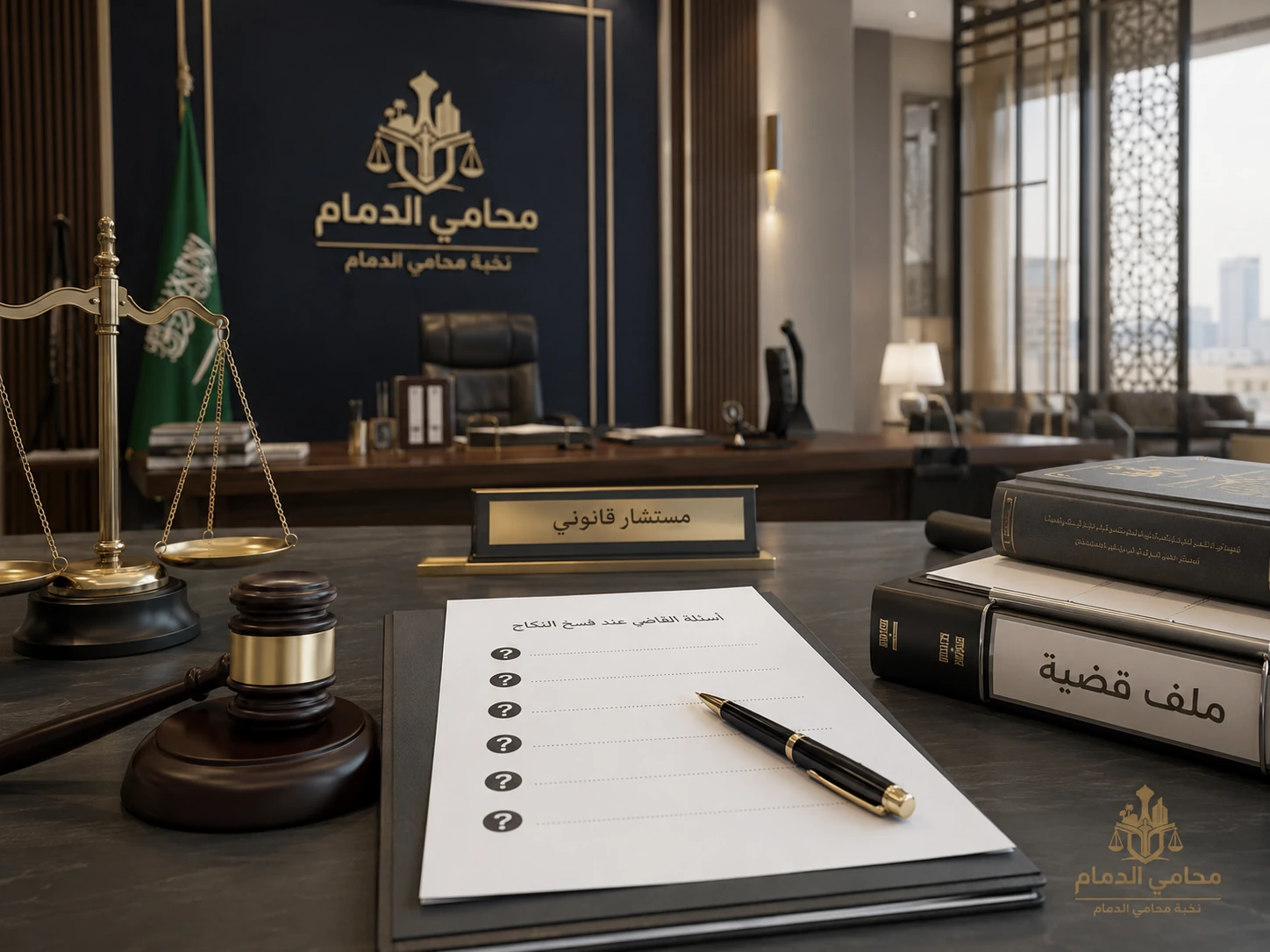 محاور الأسئلة القضائية في دعوى فسخ النكاح