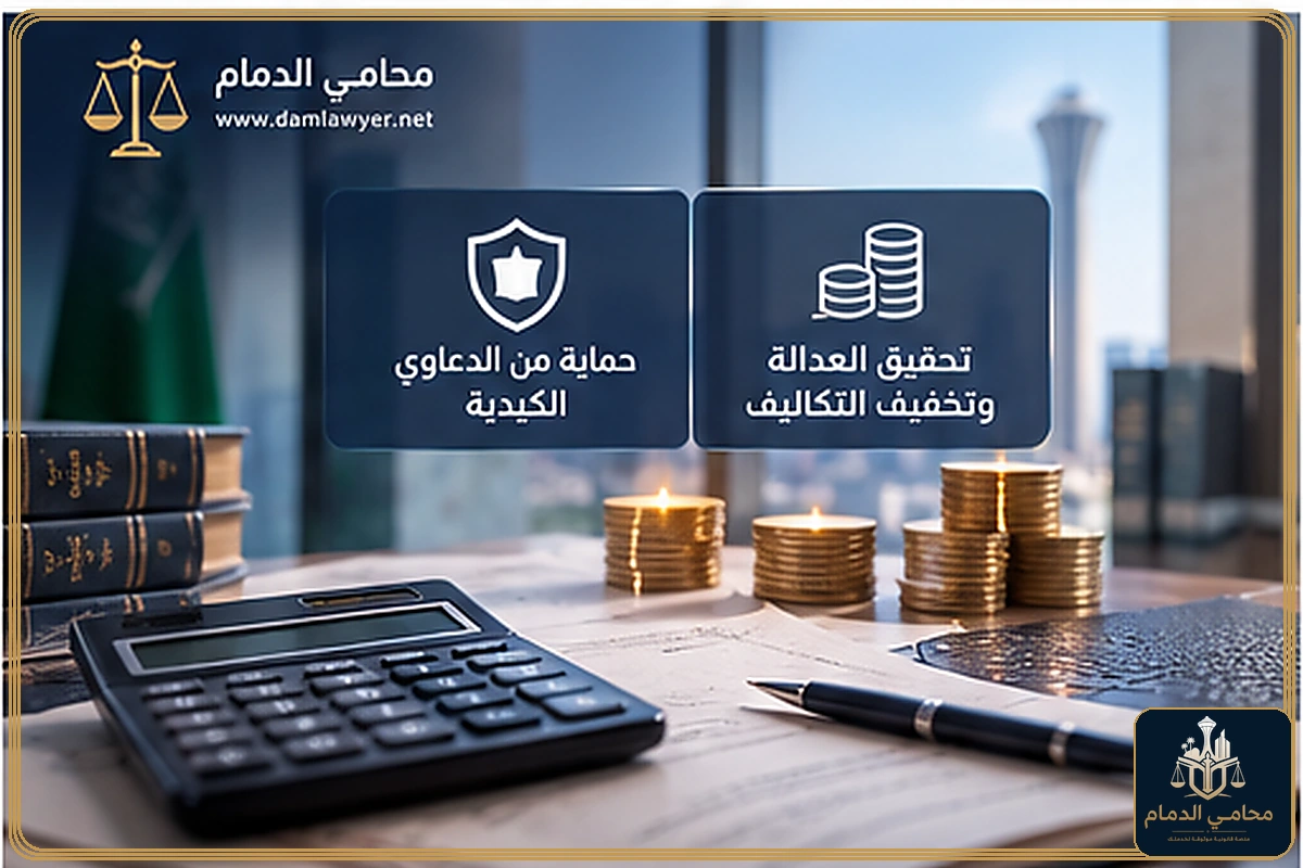 حساب التكاليف القضائية في السعودية
