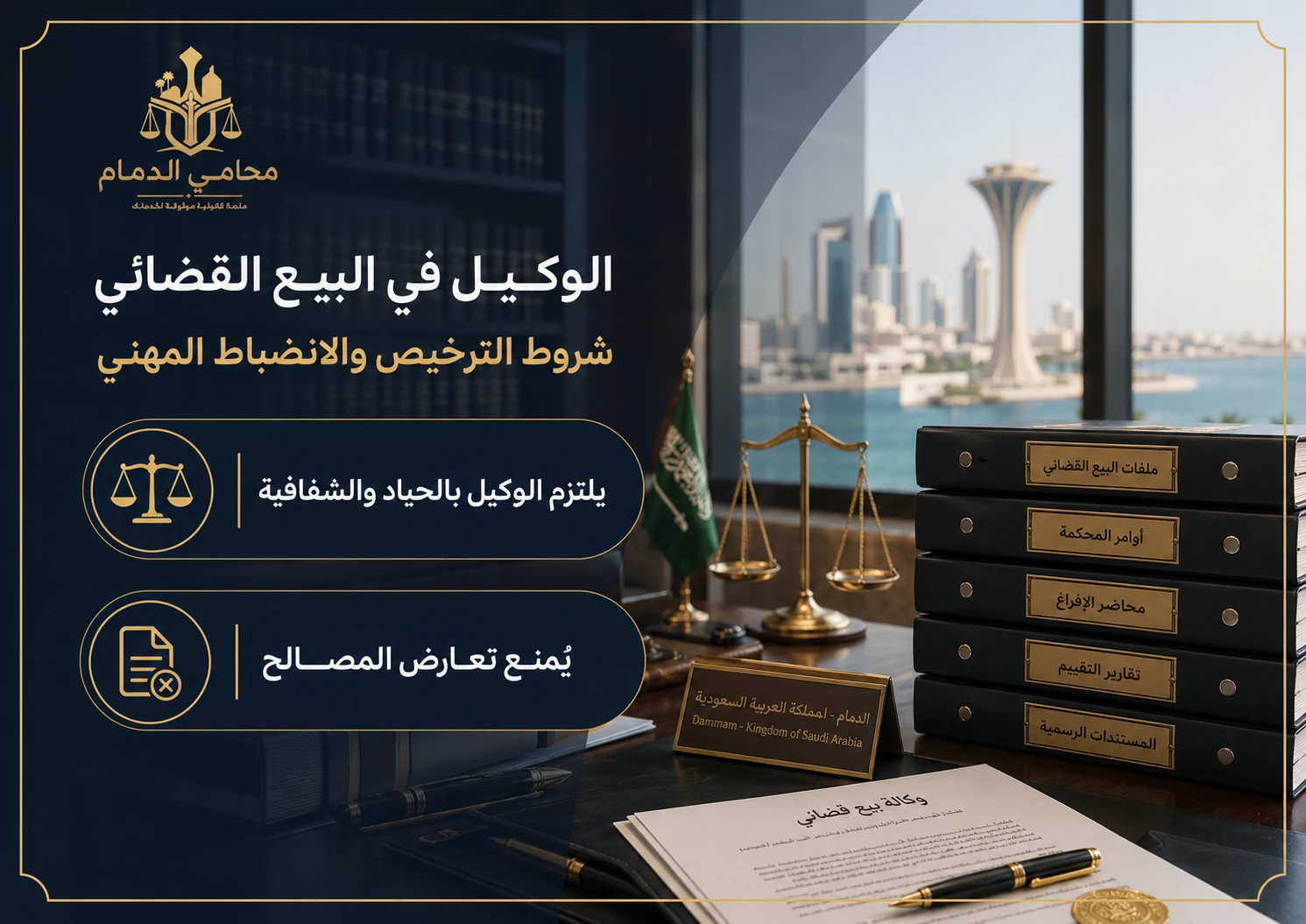 وكيل البيع القضائي وشروط ترخيصه