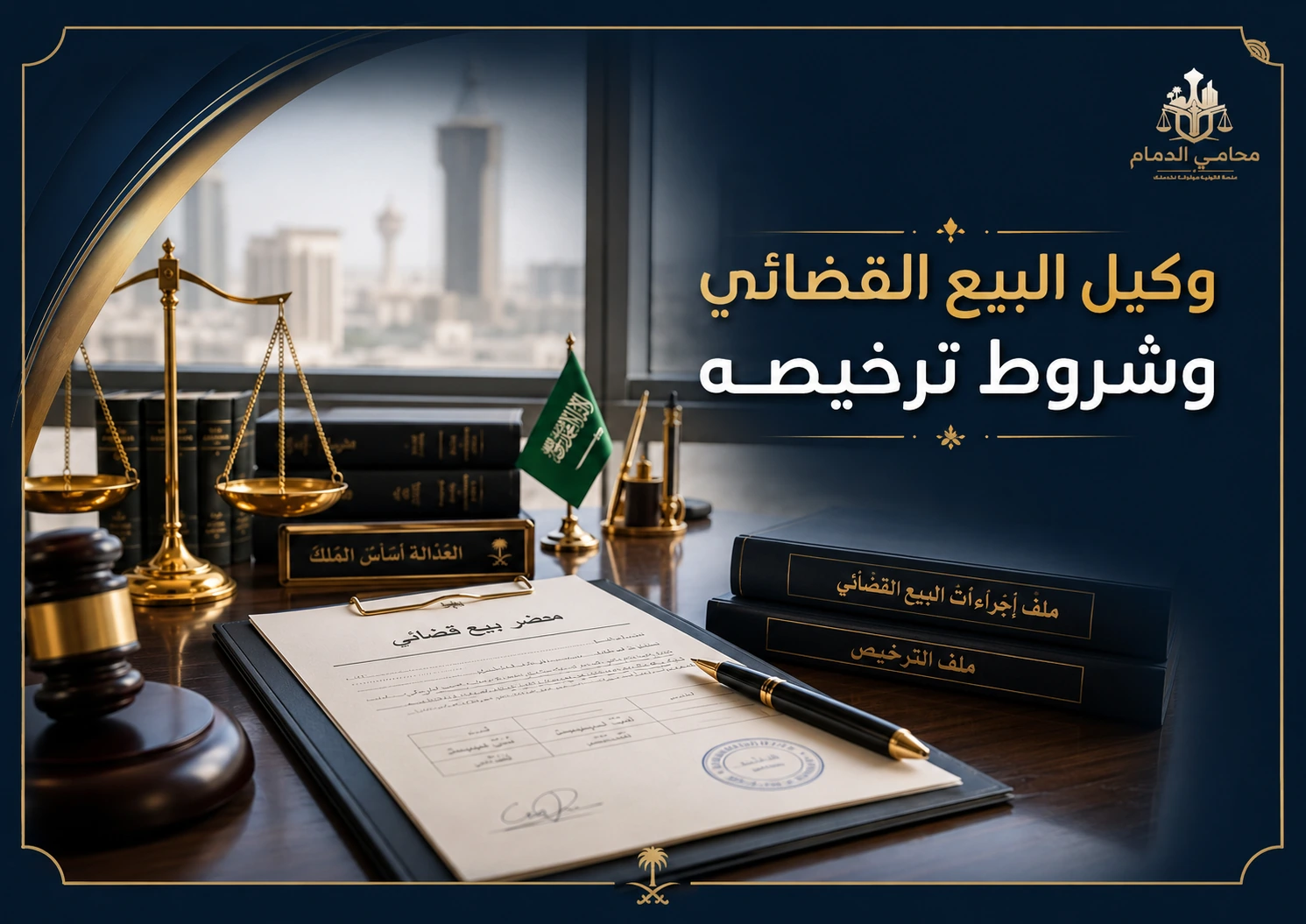 شروط ترخيص وكيل البيع القضائي