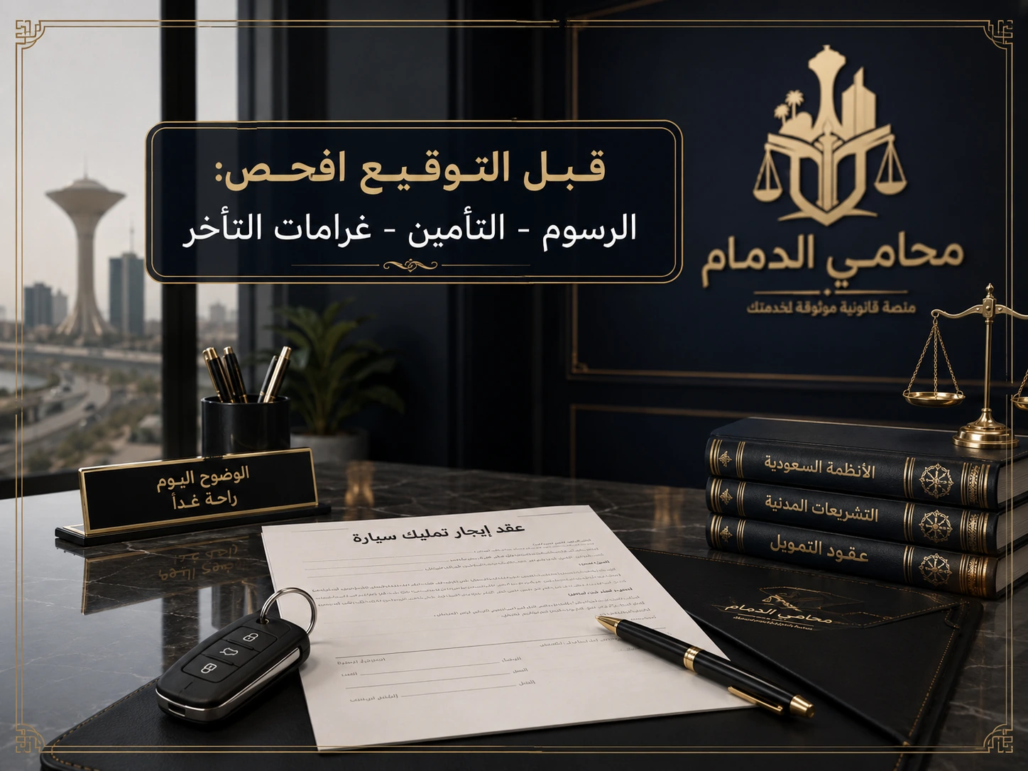 قبل توقيع عقد الإيجار المنتهي بالتمليك