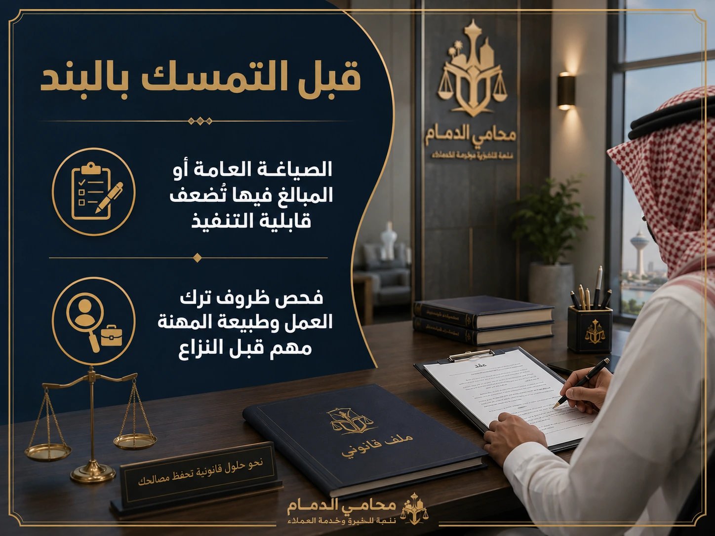 قبل التمسك بالبند