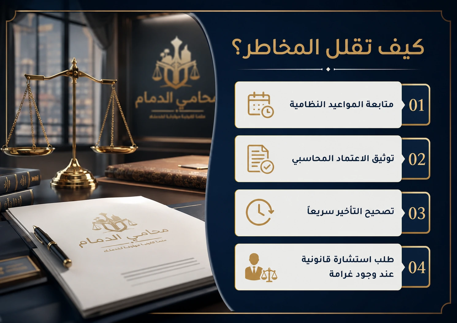 كيف تقلل مخاطر مخالفة عدم إيداع القوائم المالية