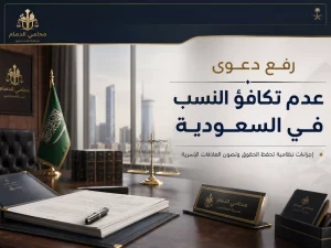 رفع دعوى عدم تكافؤ النسب في السعودية