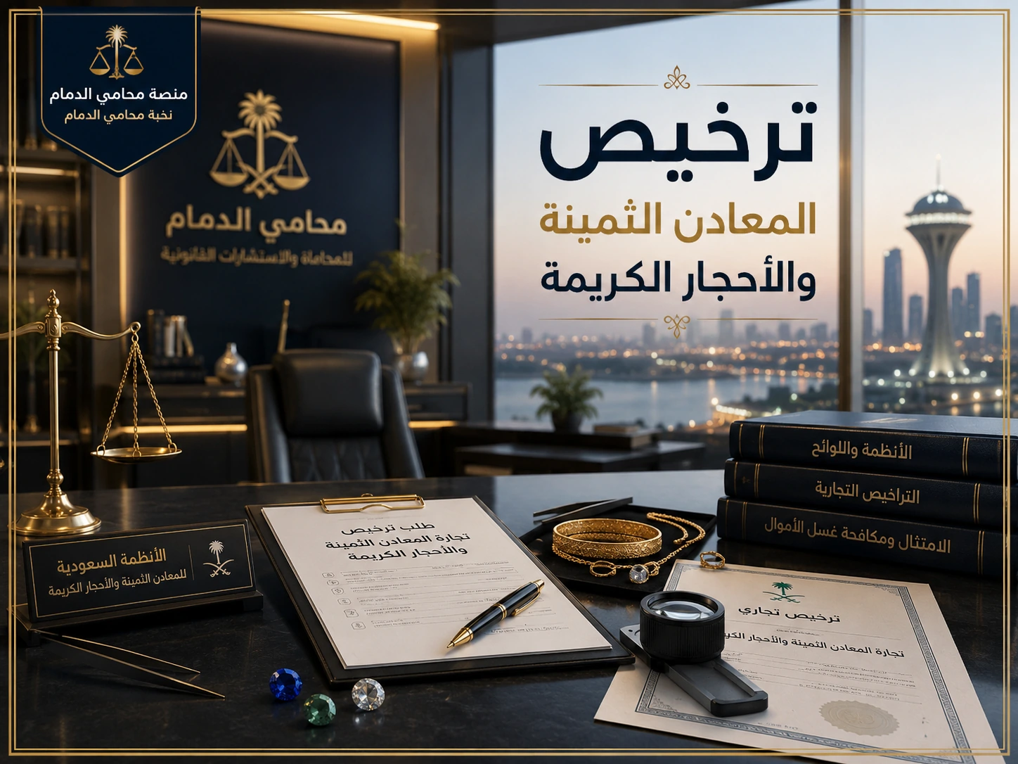 ترخيص المعادن الثمينة والأحجار الكريمة