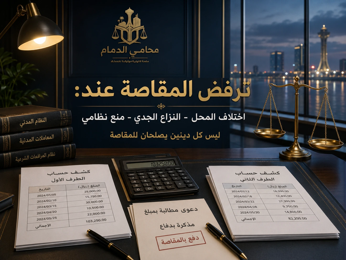 حالات رفض المقاصة في النظام السعودي