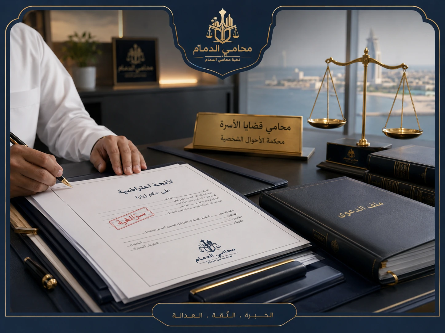 صياغة لائحة اعتراضية على حكم زيارة أمام محكمة الأحوال الشخصية
