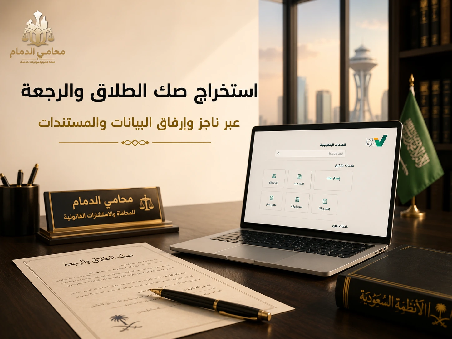 توثيق الطلاق والرجعة عبر ناجز