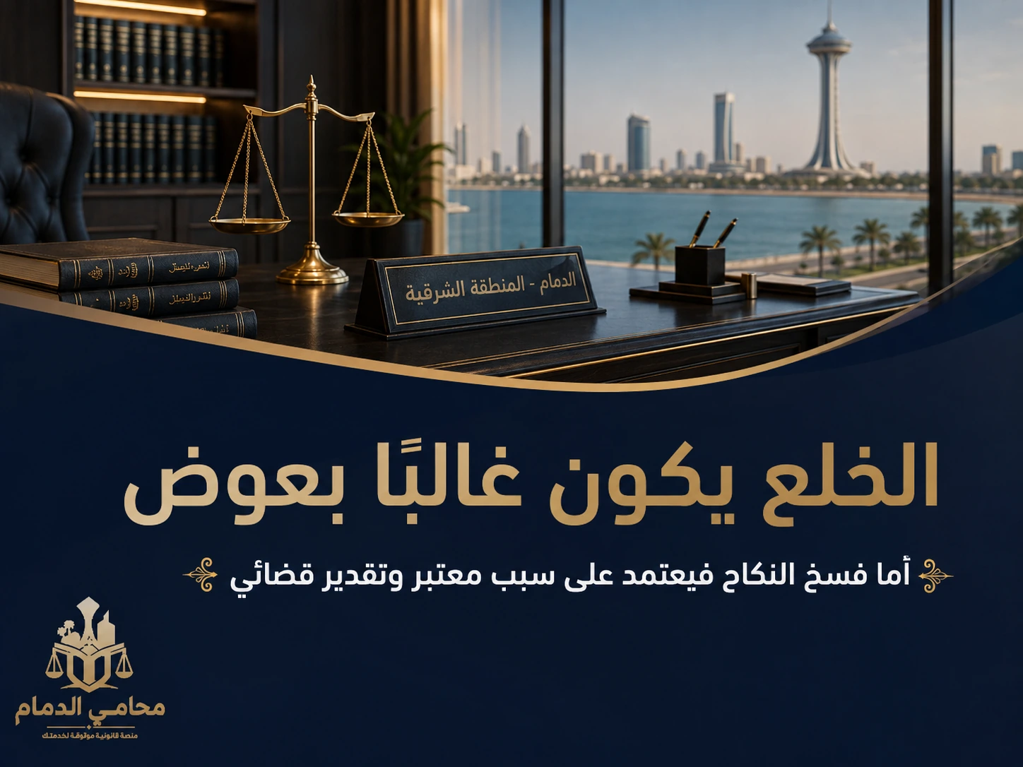 الخلع يكون غالبا بعوض أما فسخ النكاح فيعتمد على سبب معتبر
