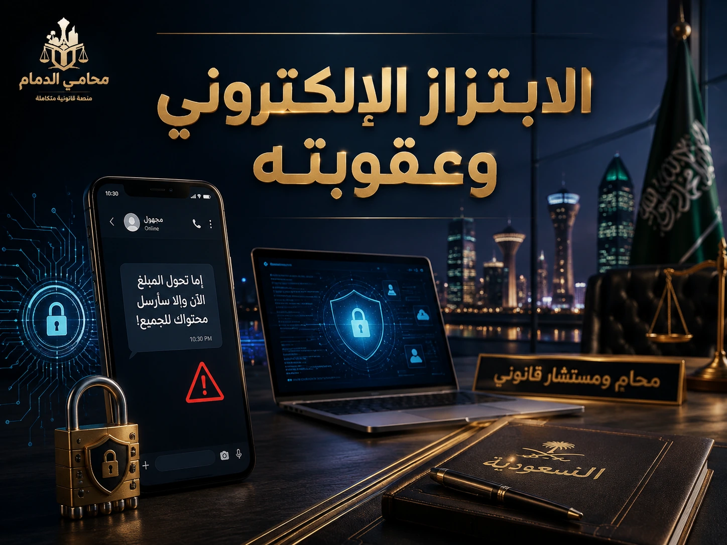 الابتزاز الإلكتروني وعقوبته