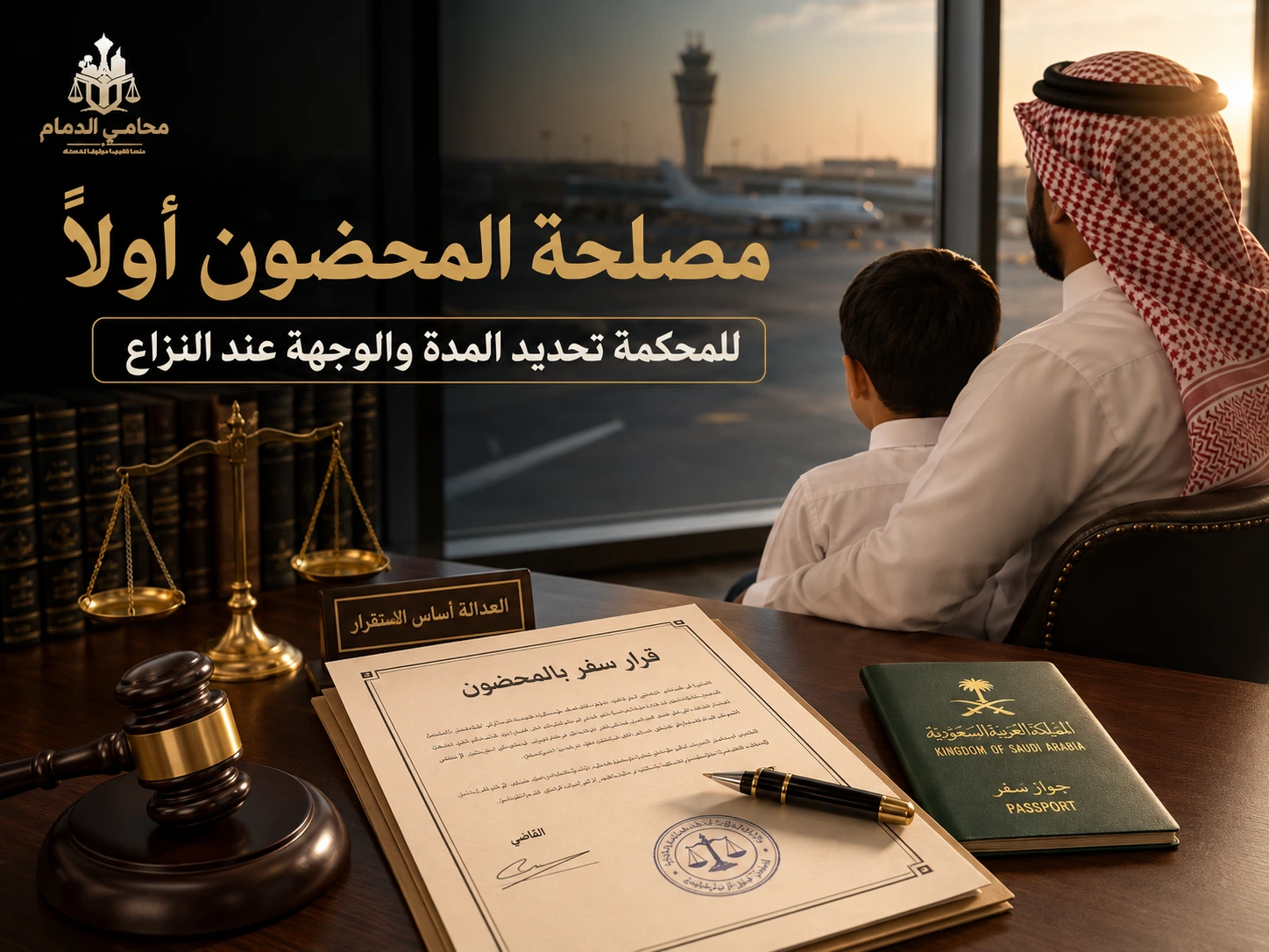 سفر الحاضن غير الوالدين بالمحضون