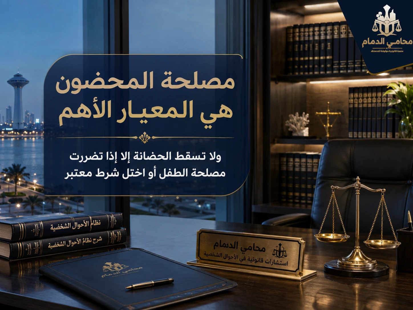 مصلحة المحضون هي المعيار الأهم