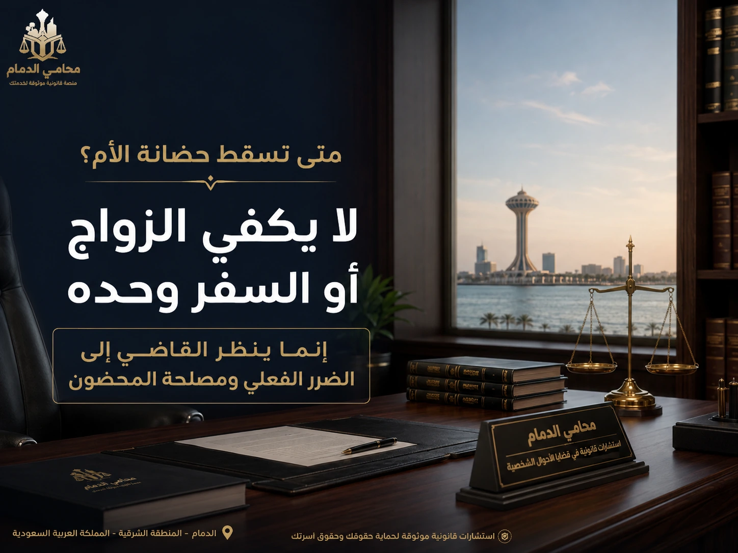 لا يكفي الزواج أو السفر وحده لإسقاط الحضانة