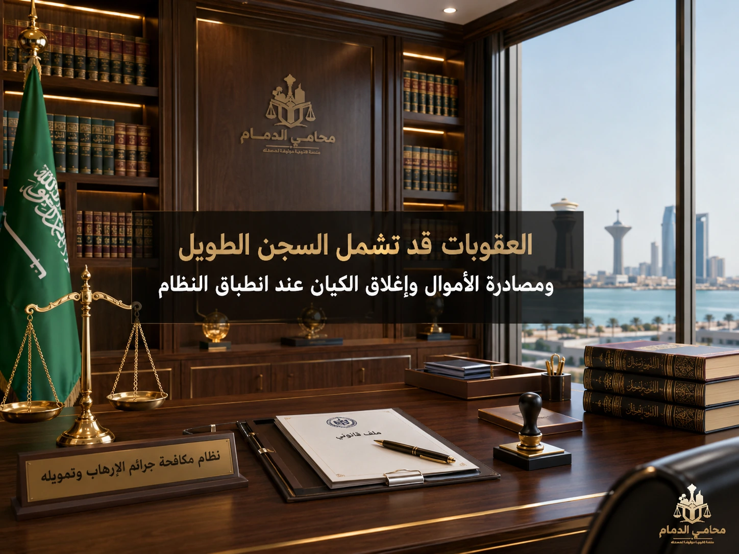 العقوبات قد تشمل السجن الطويل ومصادرة الأموال وإغلاق الكيان عند انطباق النظام
