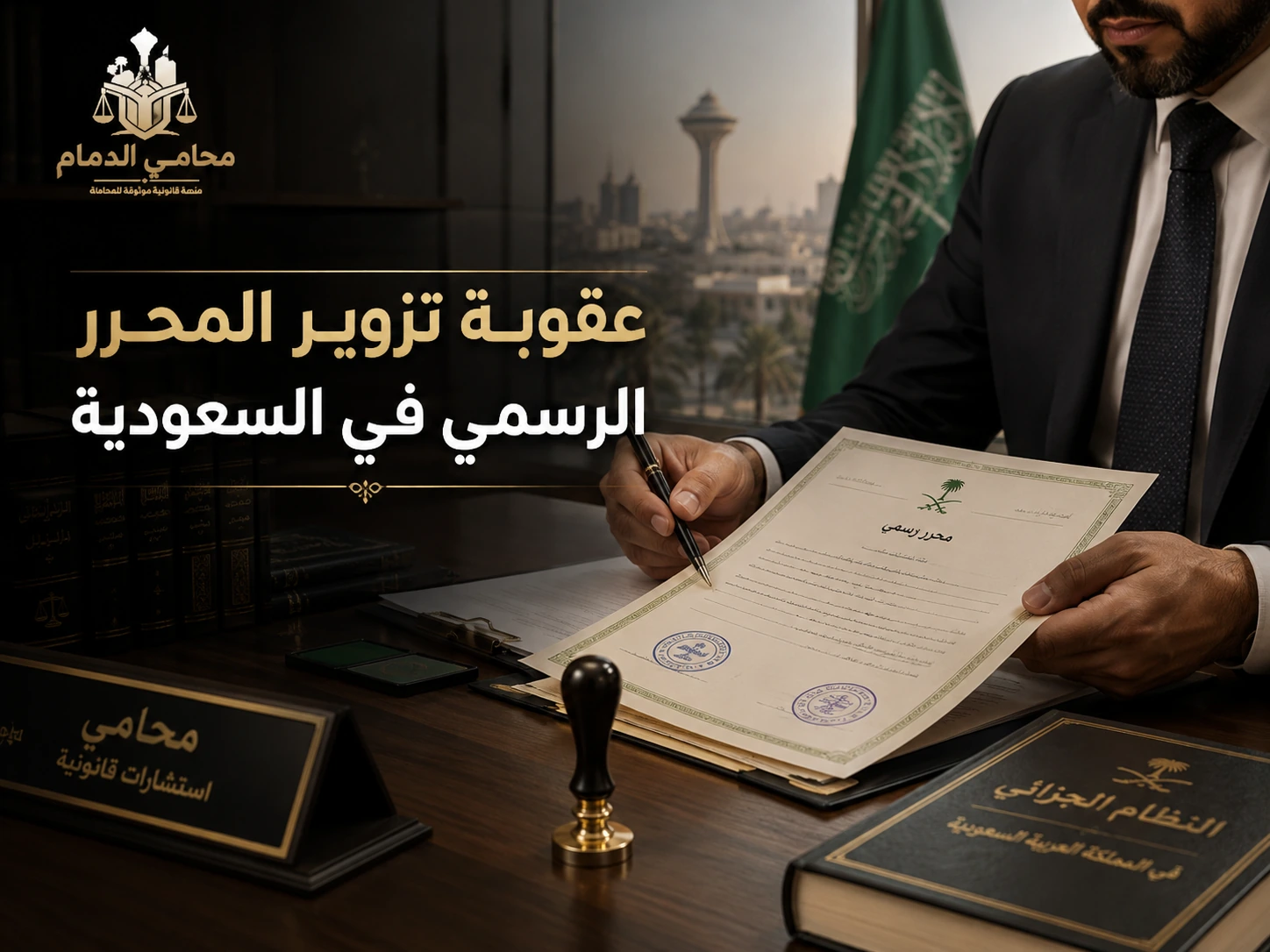 عقوبة تزوير المحرر الرسمي في السعودية
