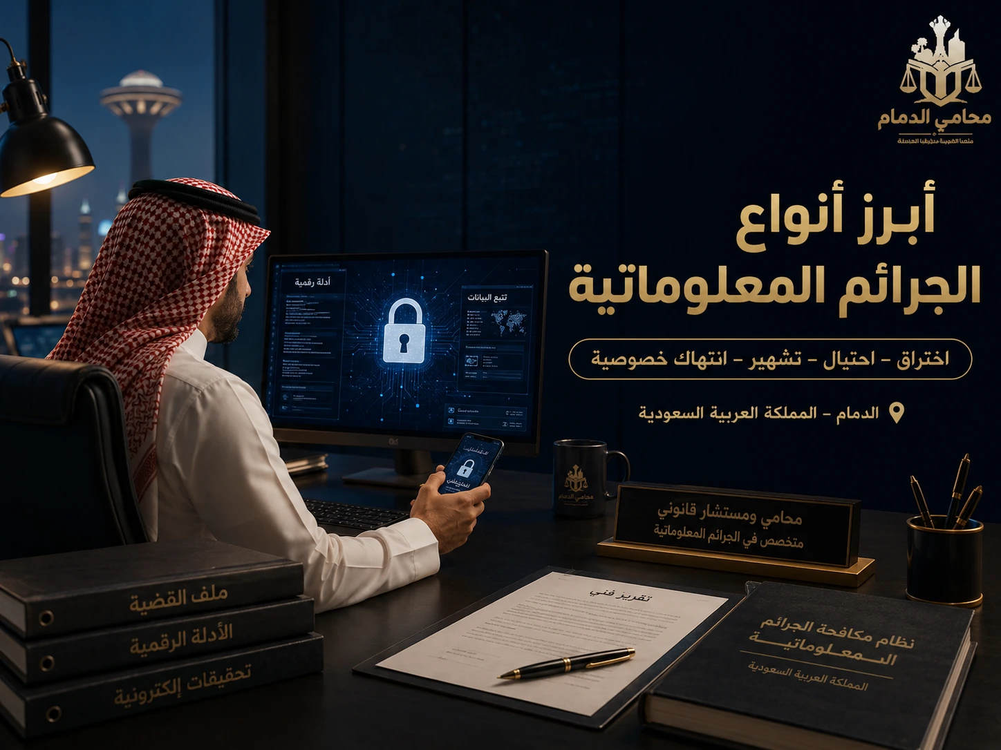 أبرز أنواع الجرائم المعلوماتية في السعودية