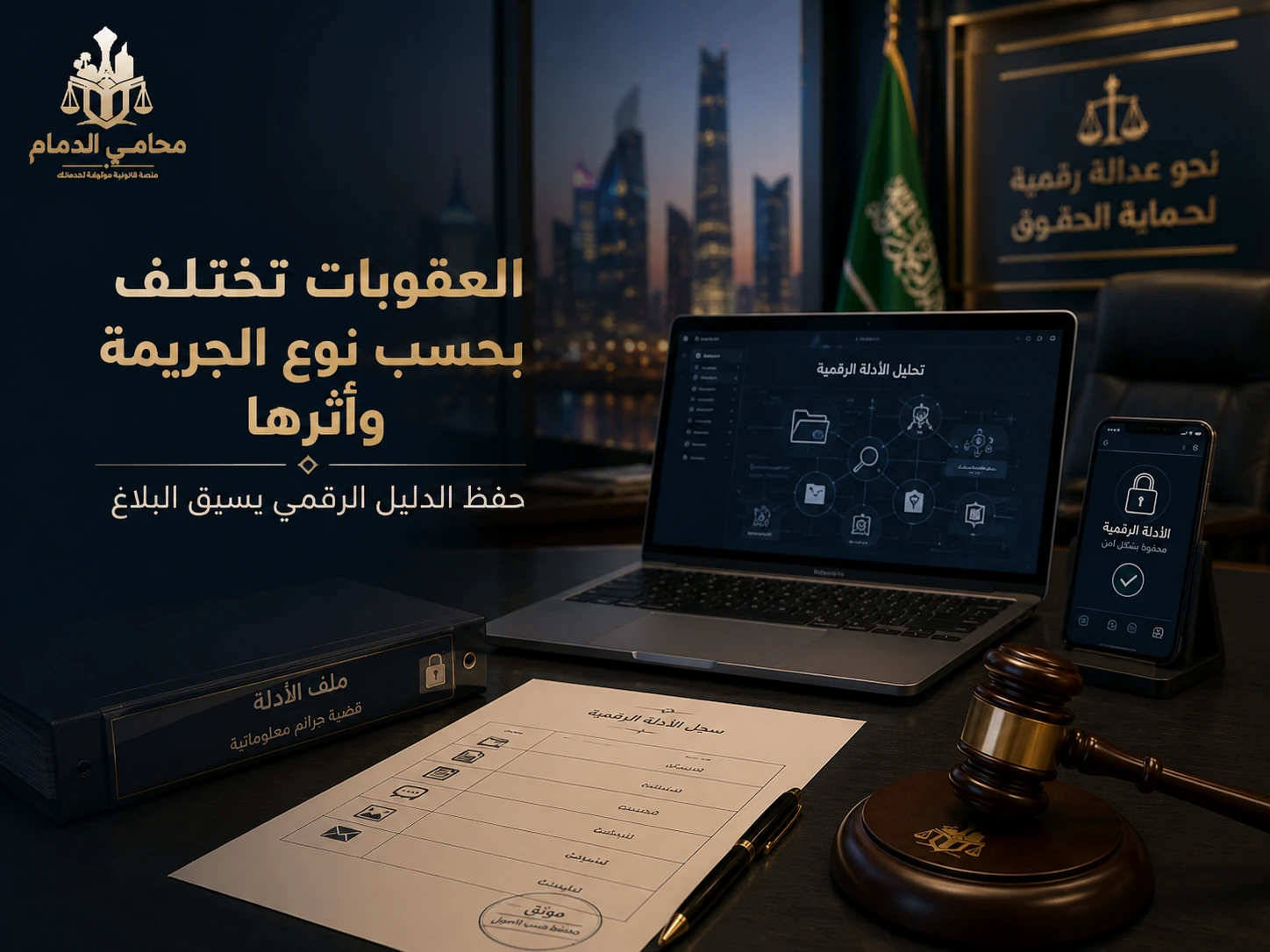 حفظ الدليل الرقمي قبل البلاغ عن الجريمة المعلوماتية