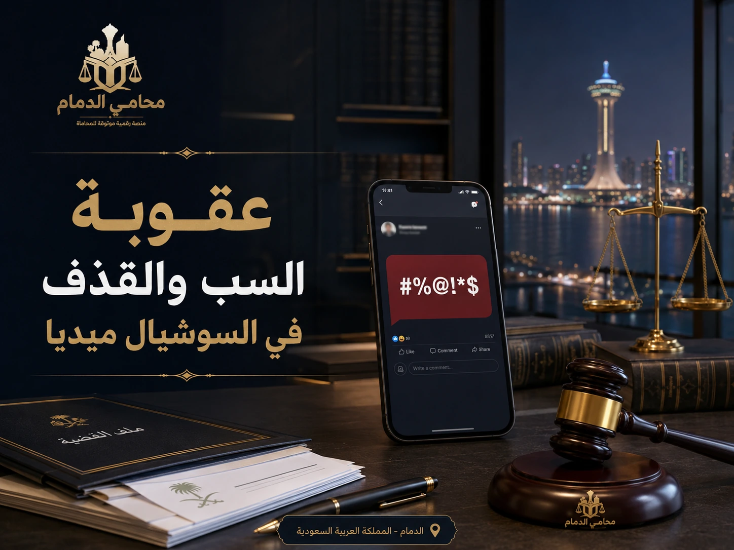 عقوبة السب والقذف في السوشيال ميديا