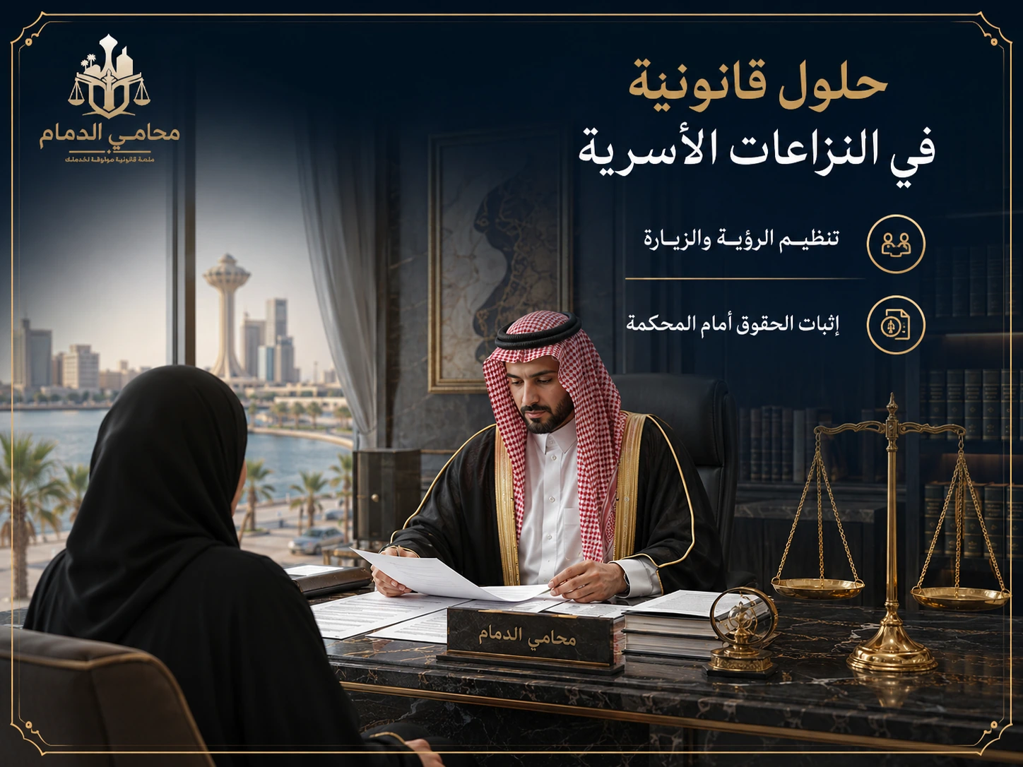 حلول قانونية في النزاعات الأسرية