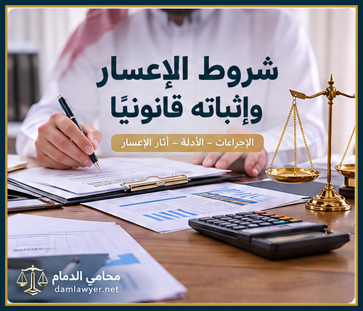 شروط الإعسار وإثباته قانونيًا