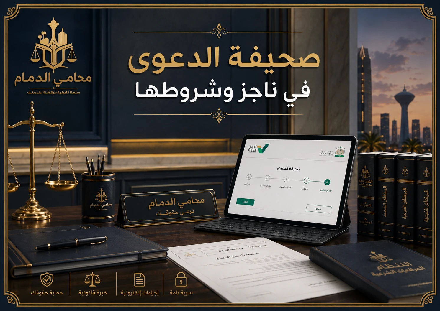 صحيفة الدعوى في ناجز وشروطها