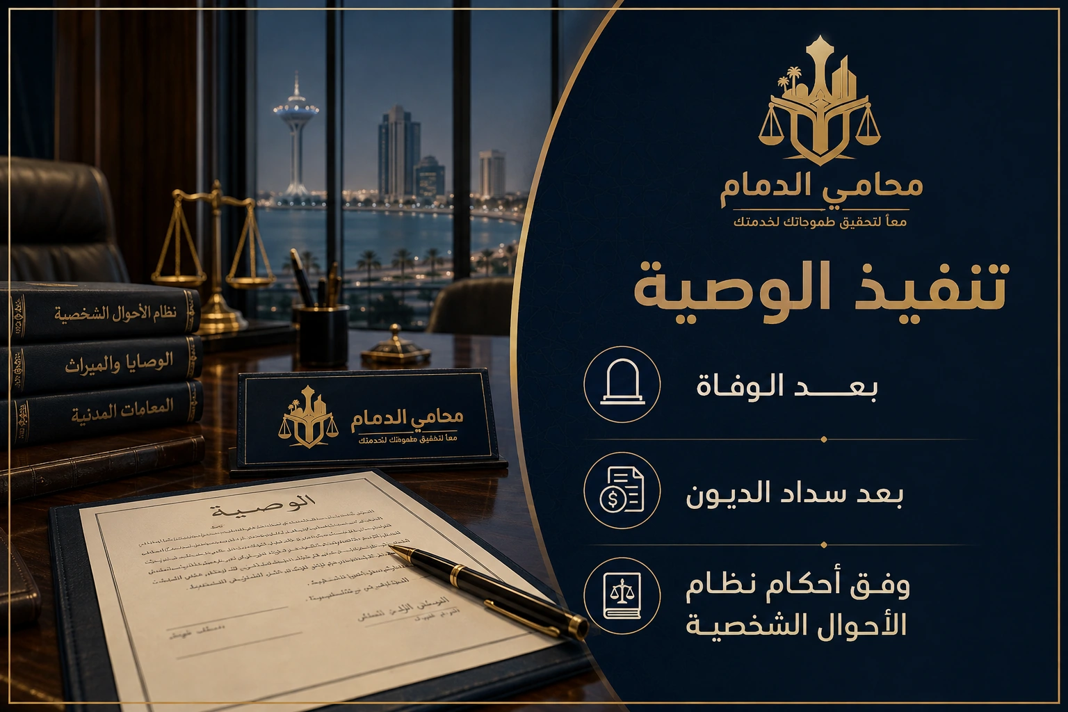 تنفيذ الوصية بعد الوفاة