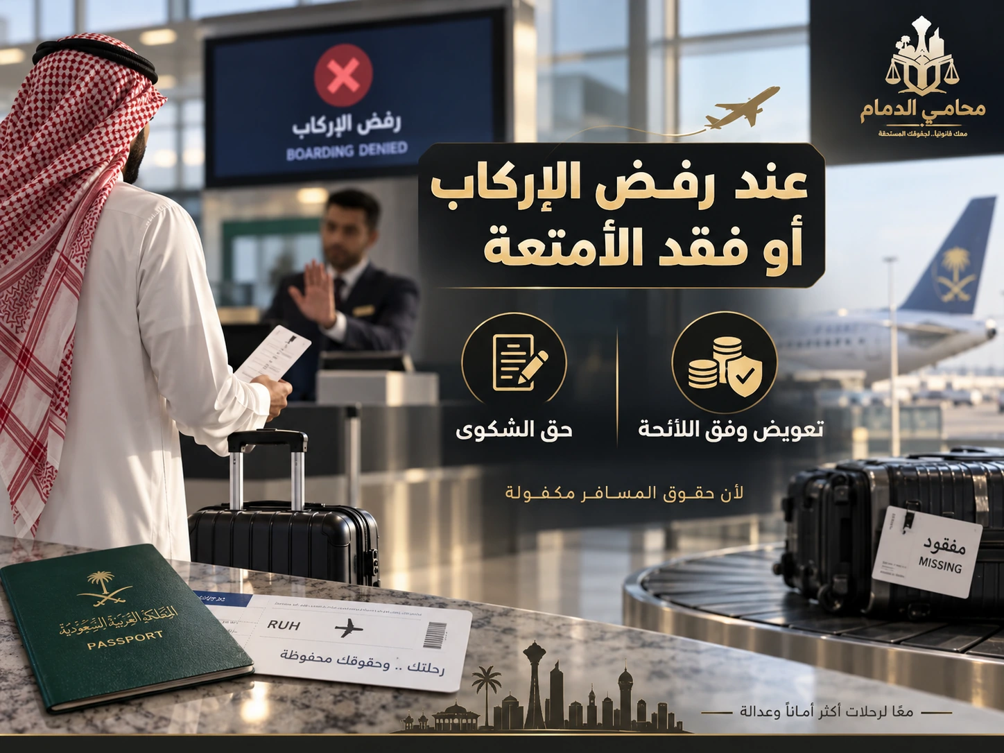 رفض الإركاب أو فقد الأمتعة
