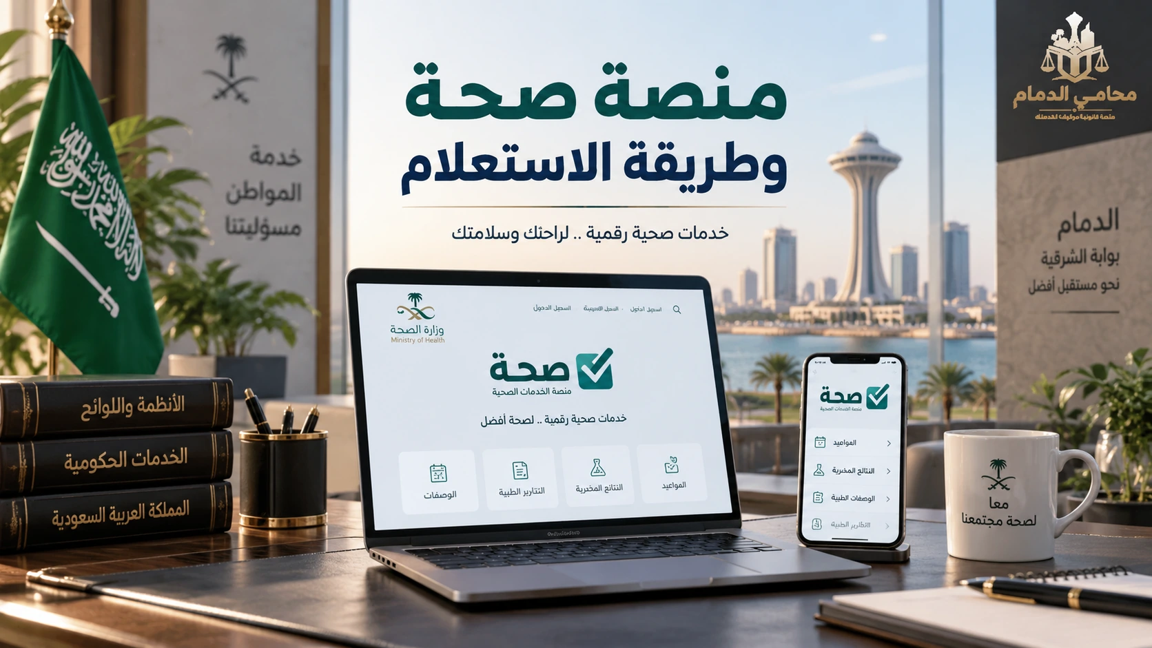 منصة صحة وطريقة الاستعلام