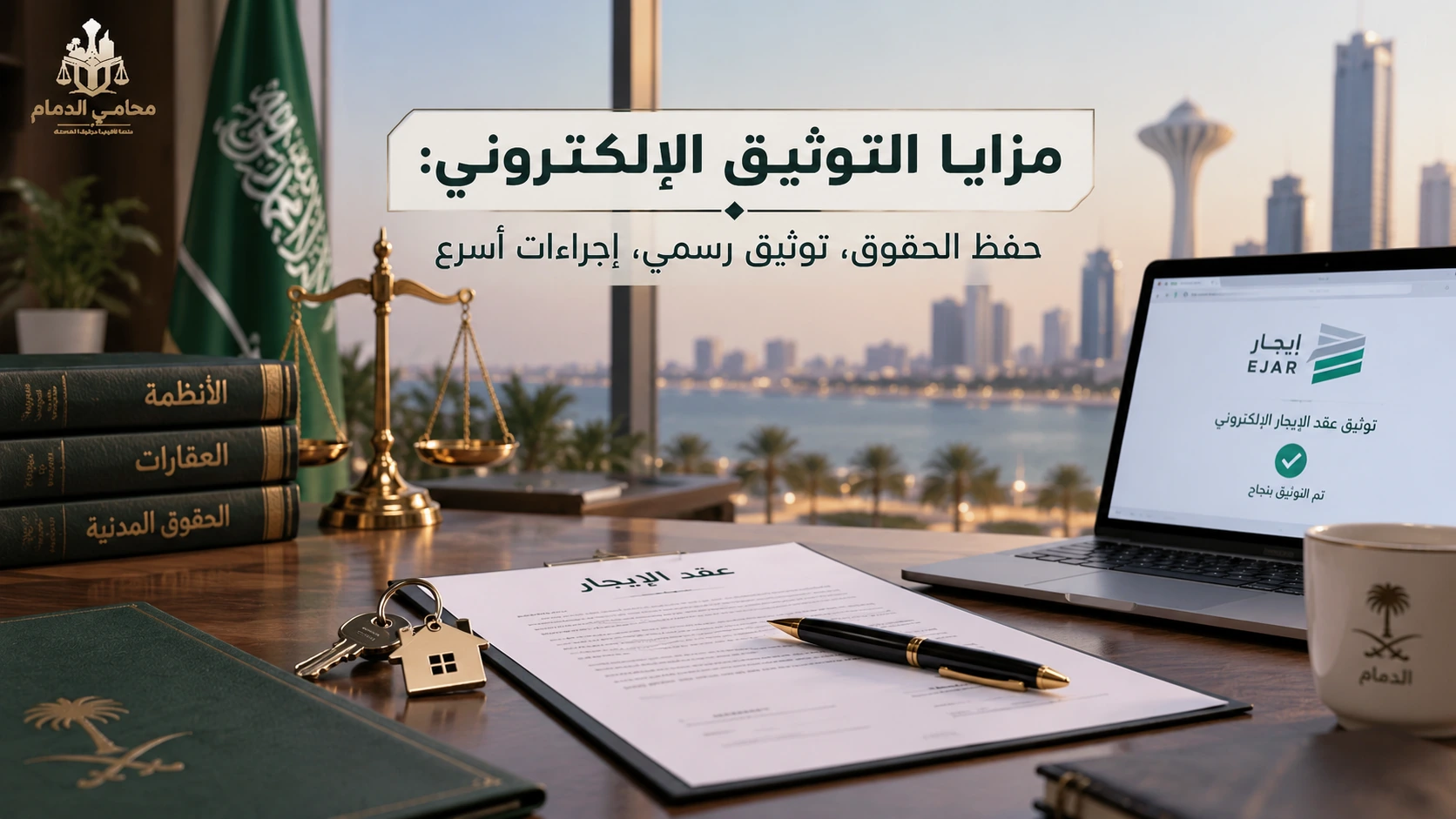 مزايا توثيق عقد الإيجار الإلكتروني في السعودية